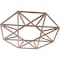 Ekena Millwork Guardian Wood Fretwork Pierced Ceiling Medallion, Wood (Paint Grade), 18"OD x 7"ID x 3/8"T CMWP18X18X0375GDMF - alternate 4